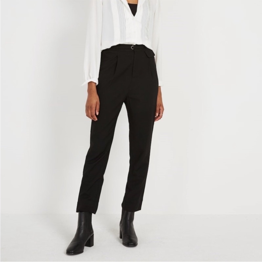 High Waist Belted Trouser